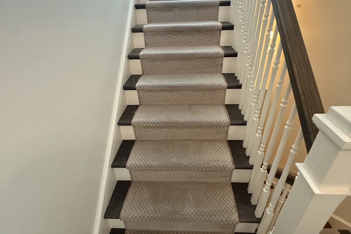 Clean carpet after professional cleaning in Mt Prospect