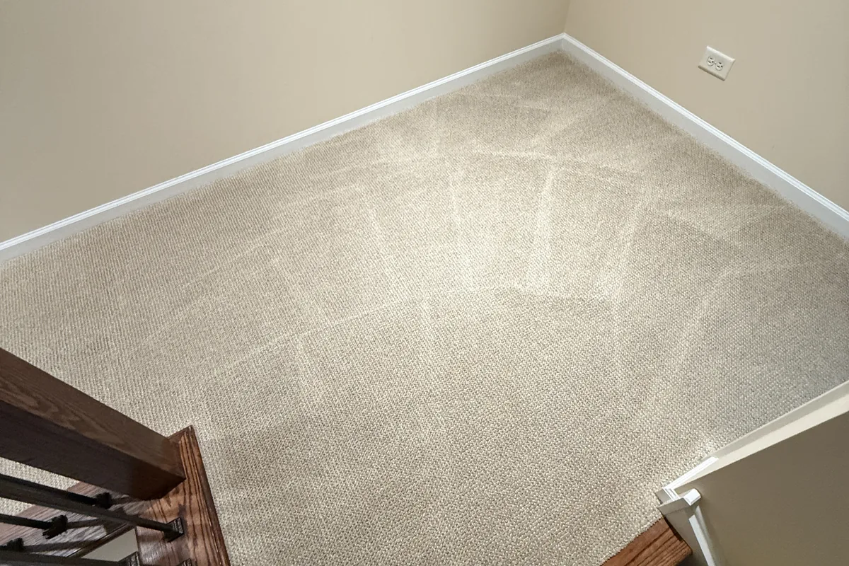 Clean carpet after professional cleaning in Deer Park
