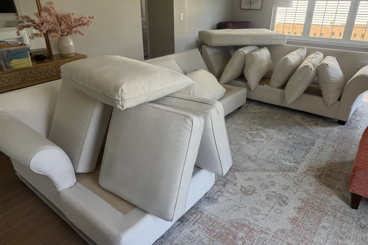 Clean carpet after professional cleaning in Prospect Heights