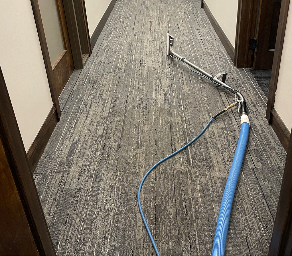 carpet cleaning equipment in the office